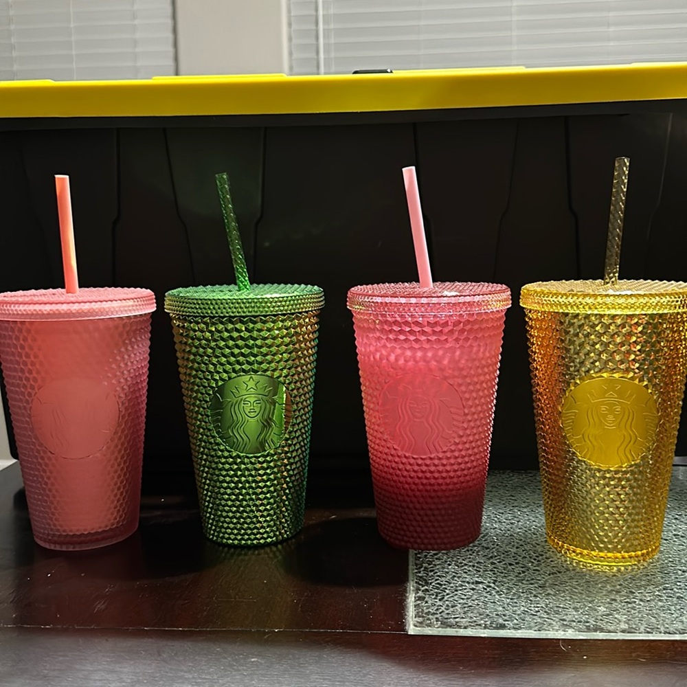 Starbucks Small Studded Cups. Each sold separately.